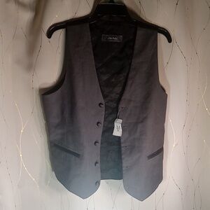 NWTGS Mens Wearhouse Black by Vera Wang Sz S Suit Blazer Grey and Black